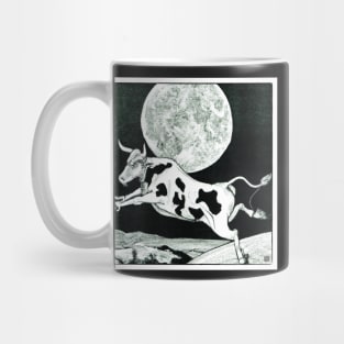 The Cow Jumped Over The Moon Lithograph Mug